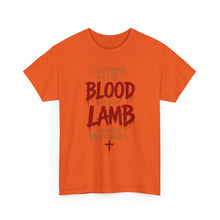 Load image into Gallery viewer, Covered by the blood of the lamb T-SHIRT (front only)