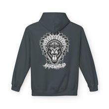 Load image into Gallery viewer, Arrowhead Music hoodie V1black &amp; white
